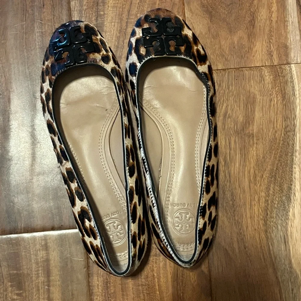 Tory Burch Leopard Print Ballet Flats (S2)‎